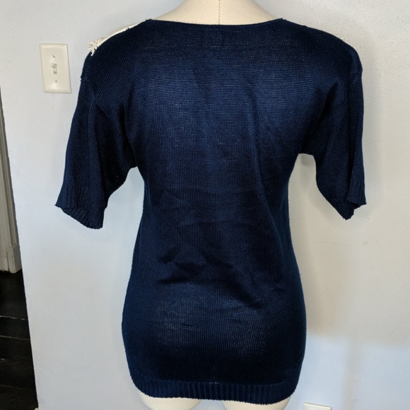 VINTAGE naughty librarian sweater by Bright Light - Picture 5 of 7